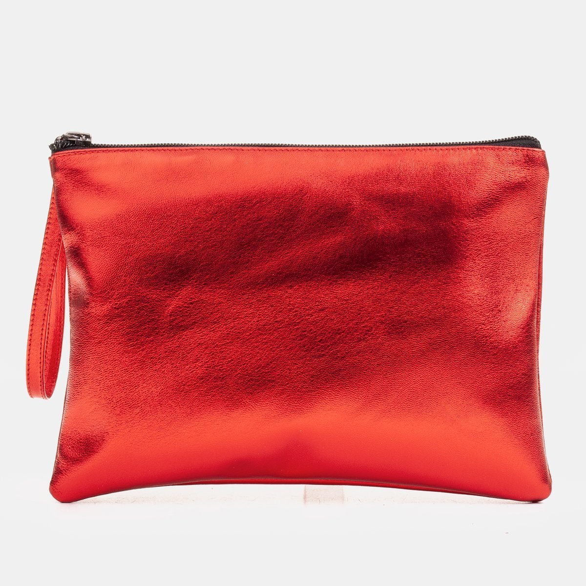 An elegant cosmetic bag made of natural leather